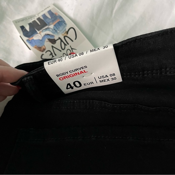 ZARA | Love Your Curves Black Skinny Jeans - Picture 6 of 7